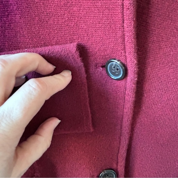 J.Crew Women's Size XS Sweater Blazer Red Wine Business Casual Closet Staple - Picture 7 of 13